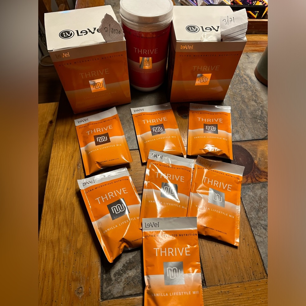 Clearing out personal older stash of THRIVE SHAKES